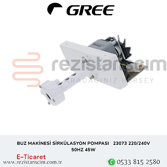 BUZ MAKİNESİ SİRKÜLASYON POMPASI 23073 220/240V  50HZ 45W