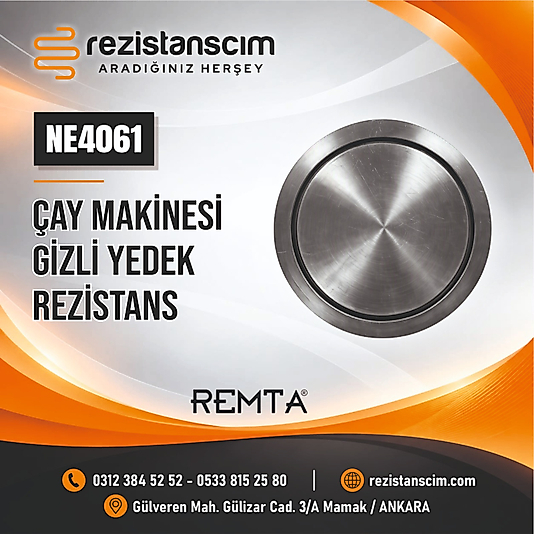 ÇAY MAKİNESİ GİZLİ YEDEK REZİSTANS