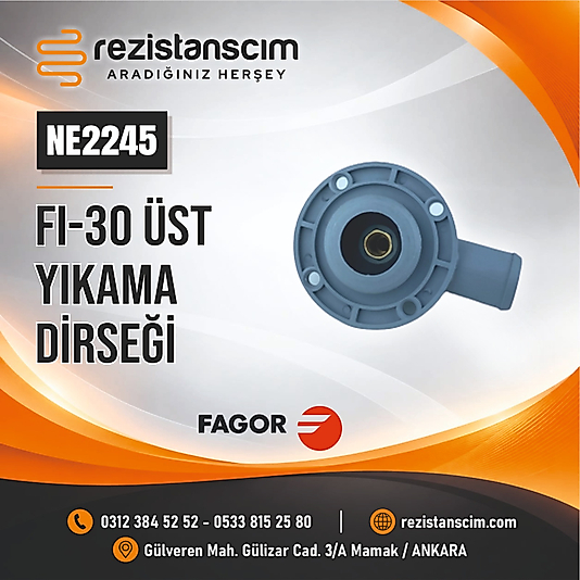 FI-30 ÜST YIKAMA DİRSEĞİ
