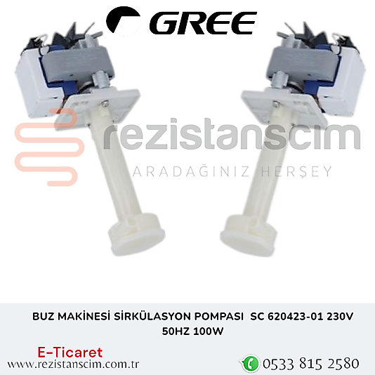 BUZ MAKİNESİ SİRKÜLASYON POMPASI SC 620423-01 230V 50 HZ 100W
