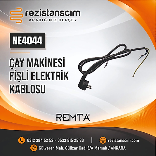 ÇAY MAKİNESİ FİŞLİ ELEKTRİK KABLOSU