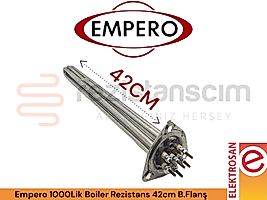 9 Kw ücgen Flanş B.Ücgen 42 Cm Bulaşık Makinesi Boiler Rezistans Elektrosan Marka (Empero 1000 lik Uyumlu )