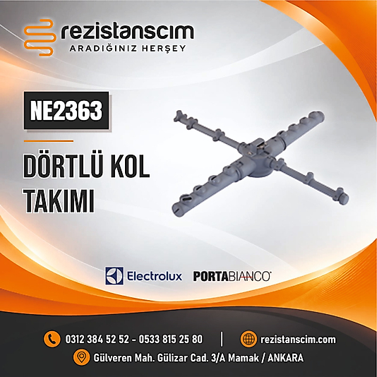 ELECTROLUX PORTABİANCO DÖRTLÜ KOL TAKIMI