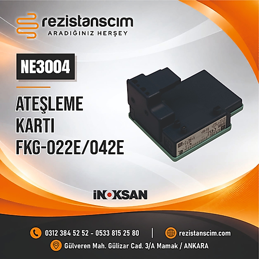 FIRIN ATEŞLEME KARTI FKG022E - FKG042E