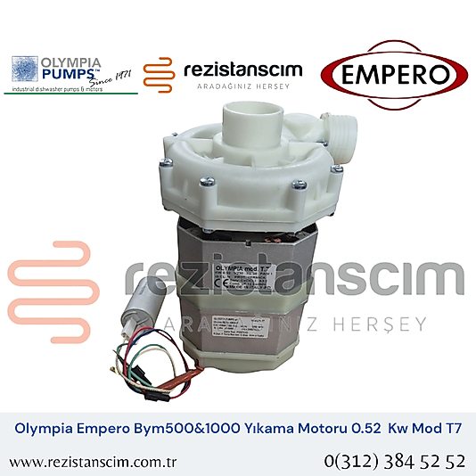 Empero 500-1000 lik Bulaşık Makinesi Yıkama Motoru