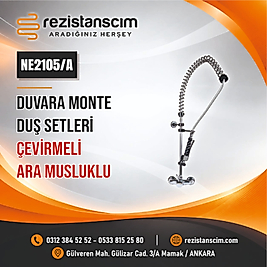 DUVARA MONTE DUŞ SETLERİ ÇEVİRMELİ ARA MUSLUKLU