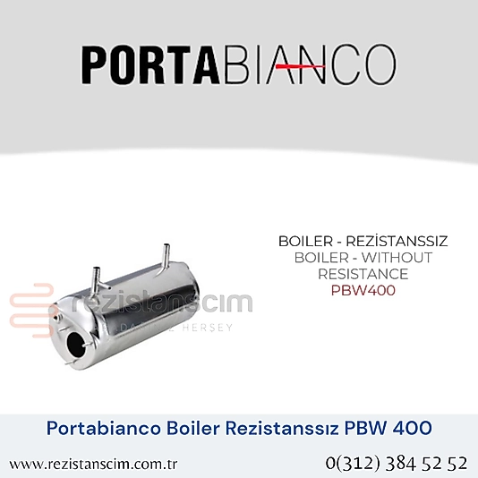 Portabianco Bulaşık Makinesi  BOILER - REZİSTANSSIZ  BOILER - WITHOUT  RESISTANCE  PBW400