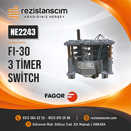 Fagor Bulaşık Makinesi FI-30 Timer 240sn DİMMER