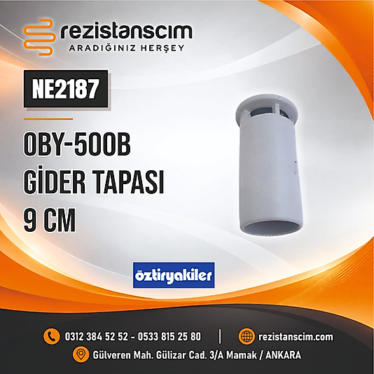 OBY-500B GİDER TAPASI - 9CM