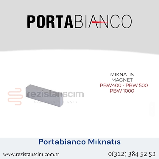 Portabianco Bulaşık Makinesi MIKNATIS  MAGNET  PBW400 - PBW 500  PBW 1000