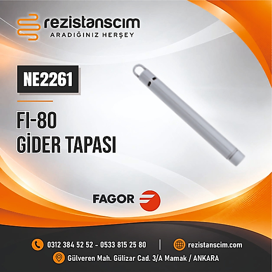 Fagor Bulaşık Makinesi Tahliye Gider Tapası FI-80 Model
