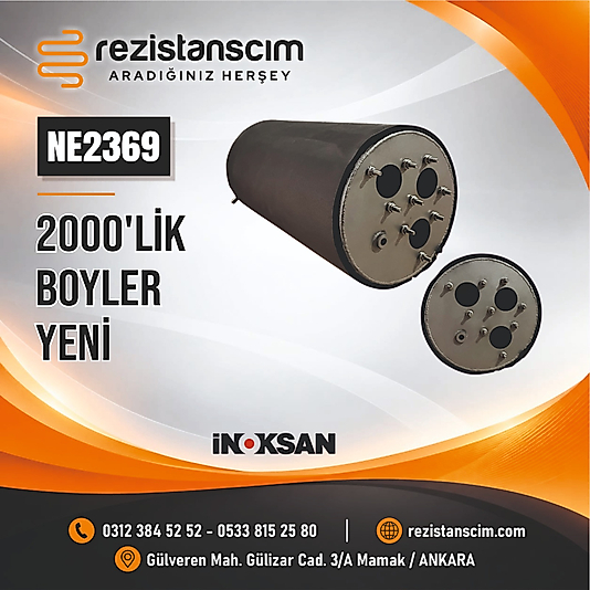 İNOKSAN 2000LİK BOYLER YENİ