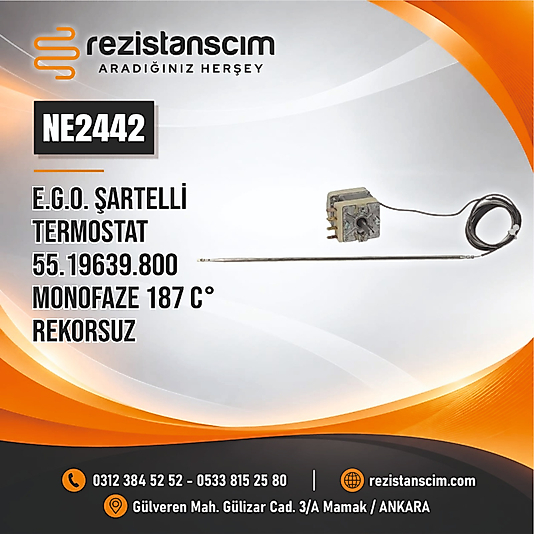 E.G.O. ŞARTELLİ TERMOSTAT