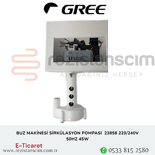 BUZ MAKİNESİ SİRKÜLASYON POMPASI 23858 220/240V  50HZ 45W