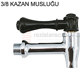 Çay Kazanı 3/8 Göstergesiz Metal Musluk Çevirmeli