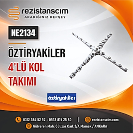 ÖZTİRYAKİLER DURULAMA YIKAMA KOL TAKIMI 4 KOL