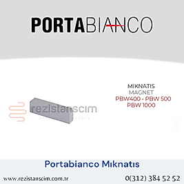 Portabianco Bulaşık Makinesi MIKNATIS  MAGNET  PBW400 - PBW 500  PBW 1000