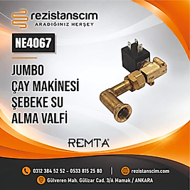 JUMBO ÇAY MAKİNESİ ŞEBEKE SU ALMA VALFİ