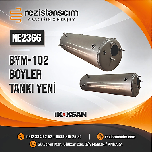 İNOKSAN BYM-102 BOYLER TANKI YENİ