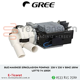 Fagor Buz Makinesi Sirkülasyon Pompası 230V 50 HZ 190 W Lotto 74 1003X