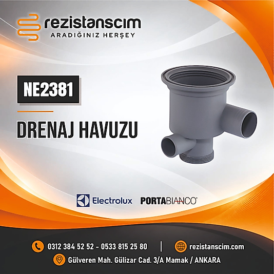 ELECTROLUX PORTABİANCO DRENAJ HAVUZU