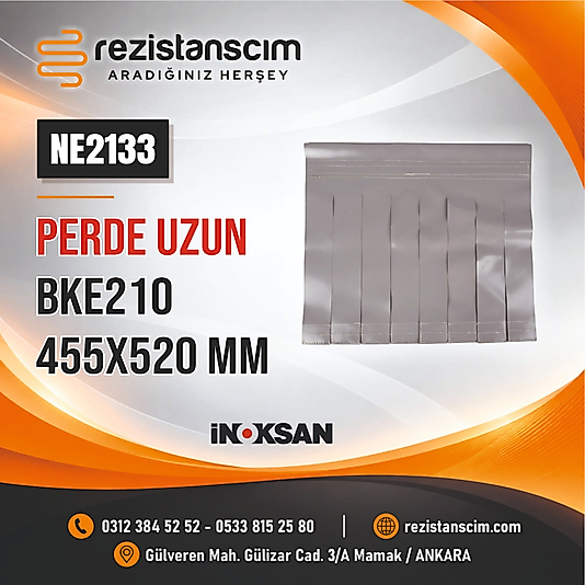 PERDE UZUN BKE210 455X520MM