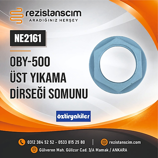 OBY-500 ÜST YIKAMA DİRSEĞİ SOMUNU