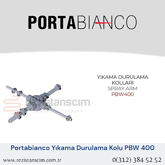 Portabianco Bulaşık Makinesi YIKAMA DURULAMA  KOLLARI  SPRAY ARM  PBW400
