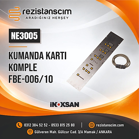 FIRIN KUMANDA KARTI KOMPLE FBE022 - FBE006/10