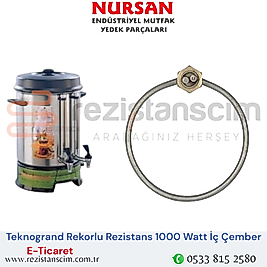 Teknogrand Çay Makinesi Küçük 1000 Watt Rezistans