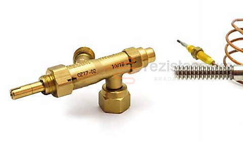 Özgür Emniyet Ventilli Gaz Muslukları 3/8 GİRİŞ- PİLOTSUZ