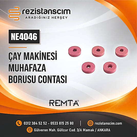 ÇAY MAKİNESİ MUHAFAZA BORUSU CONTASI
