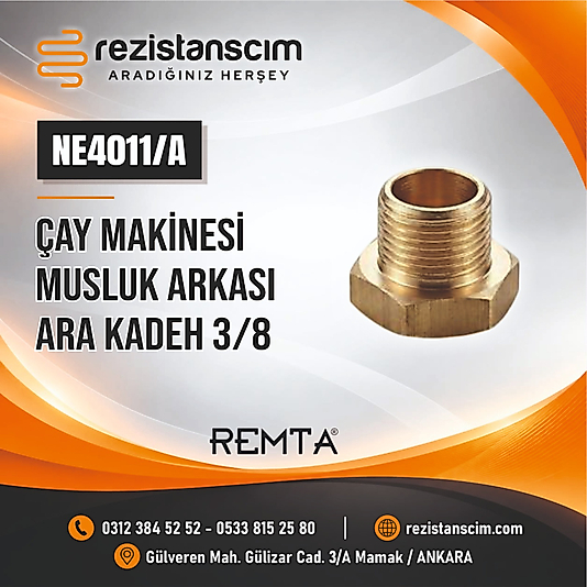 Çay Makinesi Dem Kabı Dİrsek Rekoru 3/8