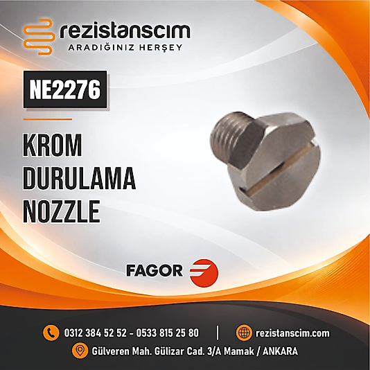 KROM DURULAMA NOZZLE
