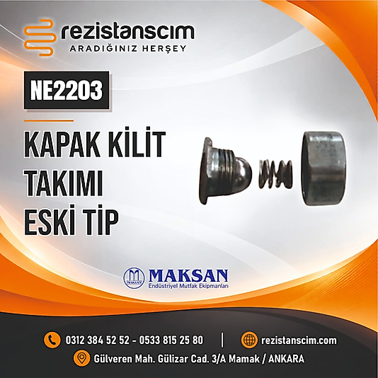 KAPAK KİLİT TAKIMI - ESKİ TİP