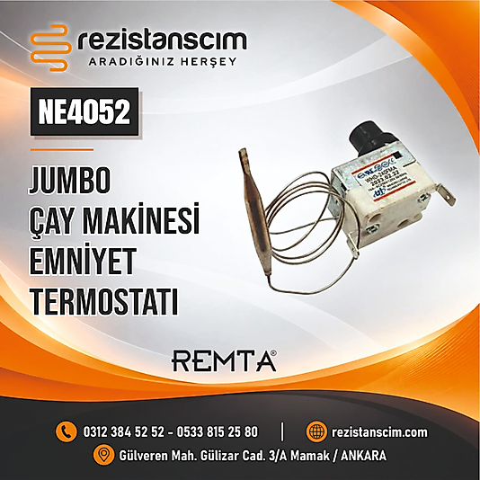 JUMBO ÇAY MAKİNESİ EMNİYET TERMOSATI
