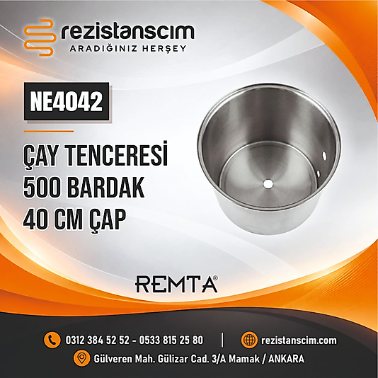 ÇAY TENCERESİ 500 BARDAK (ÇAP 40 CM)
