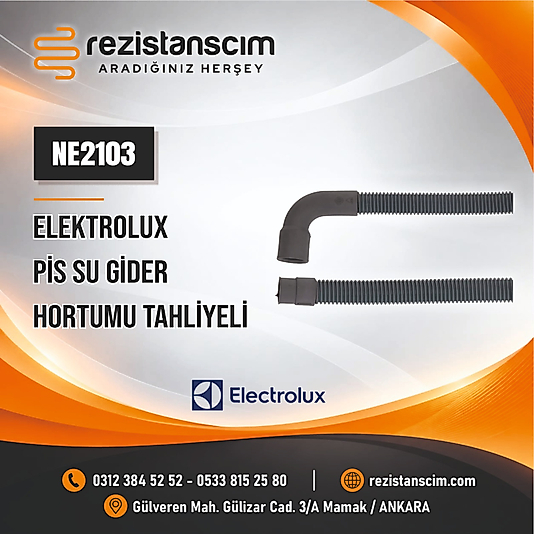 ELEKTROLUX PİS SU GİDER HORTUMU        TAHLİYELİ