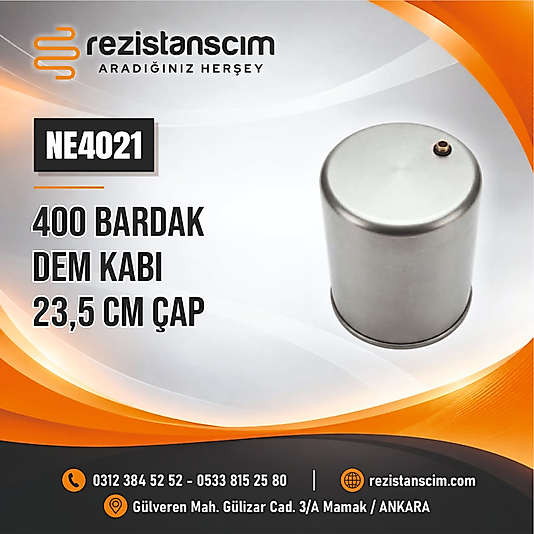 400 BARDAK DEM KABI - 23,5 CM ÇAP
