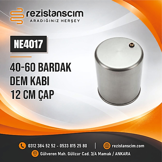 40-60 BARDAK DEM KABI - 12 CM ÇAP