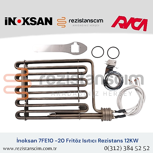 İnoksan 7FE10 -20 Fritöz Isıtıcı Rezistans 12KW
