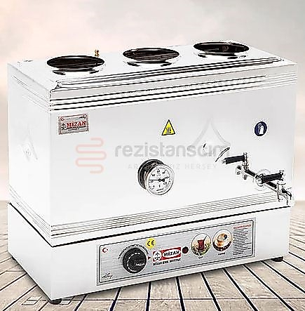 MİZAN 60 LIK ELEKTRİKLİ 40 LT ÇAY KAZANI KROM KAHVECİ