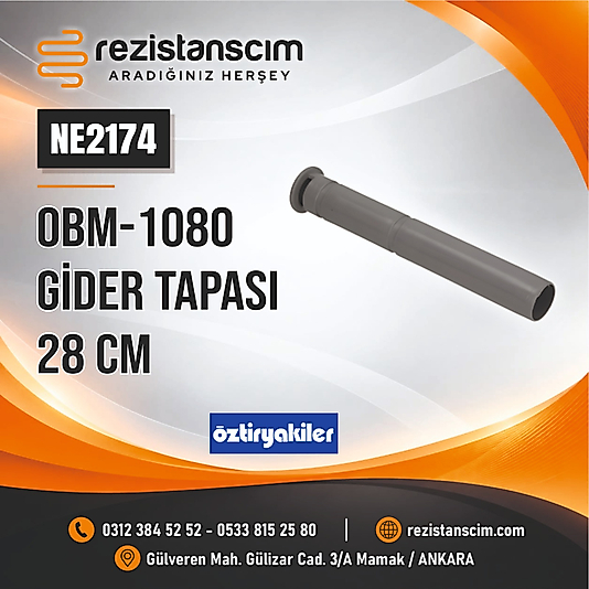 ÖZTİRYAKİLER OBY1080 GİDER TAPASI 28CM