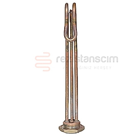 Çay Kazanı Bakır 2000 Watt Rezistans Meşale ( İnce Diş ) Yeni Model