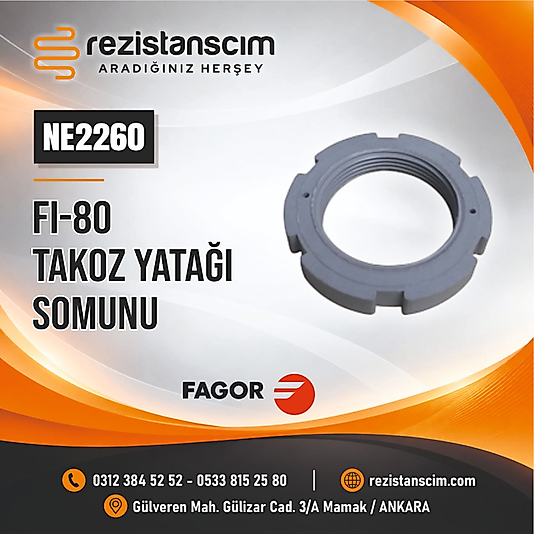 FI-80 TAKOZ YATAĞI SOMUNU