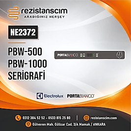 PORTABİANCO ÖN PANEL ETİKET SERİGRAFİ