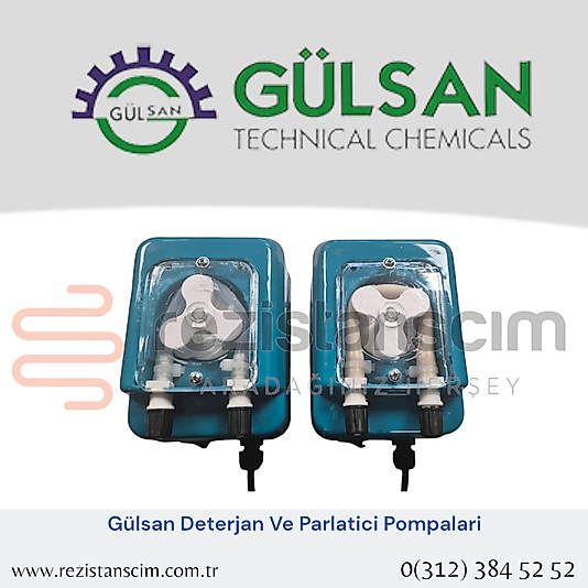 Gülsan Dozaj Sistemleri Deterjan Ve Parlatıcı Pompası Takım