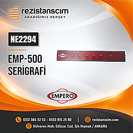 EMPERO 500 ÖN PANEL ETİKET SERİGRAFİ