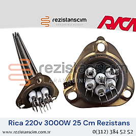 Rica 230 V 3000 Watt 25 Cm Rezistans