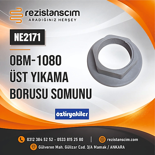 OBM-1080 ÜST YIKAMA BORUSU SOMUNU